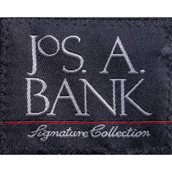 Jos A Bank 2-Pc Stripped Gray Suit Jacket Blazer Jacket Size 41R Pants 35X30 - Picture 10 of 16